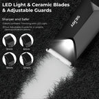 SEJOY Body Pubic Hair Trimmer for Men With Standing Recharge Dock,Balls Women Lady Shaver Hair Removal Bikini Trimmer