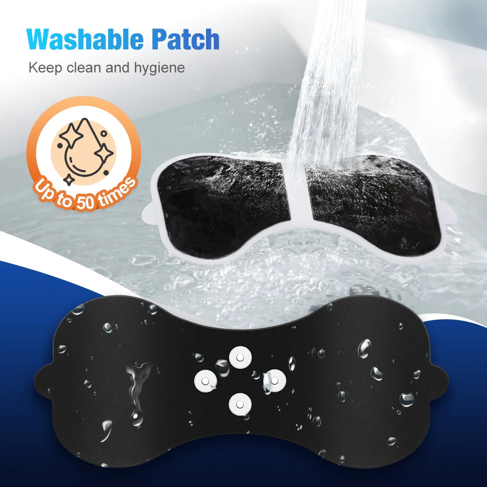 Electric Neck Massager EMS Muscle Massage Stimulator Low Frequency Instrument Back Cervical Calf Patches Pain Joints Mini Device