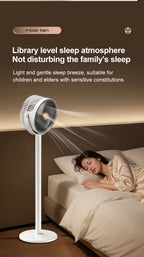 Wireless Fan Height Adjustable Outdoor Travel Camping Long Endurance USB Charging Portable Student Dormitory High Wind Power