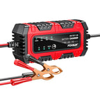 6V 12V 1.5A Smart Car Battery Charger for Lead-Acid AGM GEL Batteries (US)