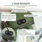 4D Bionic Finger Neck Shoulder Massager Wireless Neck Cervical Trapezius Kneading Massage Shawl Brushless Motor Neck masajeador