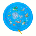 Children Play Spray Mat 100cm Beach Inflatable Water Sprinkler Pad Outdoor Game Toy Lawn Swimming Pool Mat Kids Toys