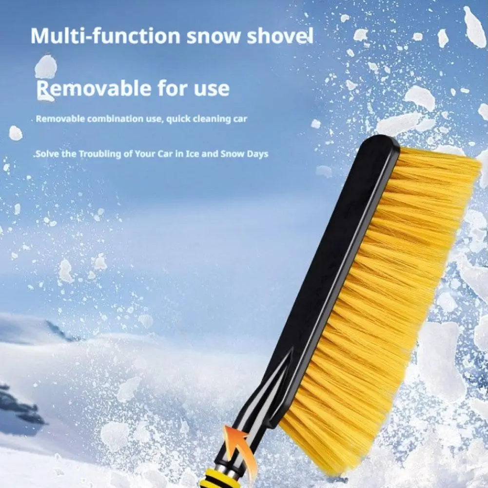 Car Snow Shovel Extendable Ice Scraper Snow Brush Detachable Windshield Snow Remove Broom Winter Auto Cleaner Tool Accessories