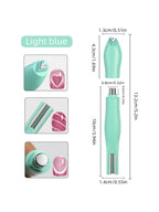 1Pcs 3-In-1 Heart Shape Cat Eye Nail Art Magnet Double Line Moon Snake French Magnet Pen for Magnetic Gel Polish Manicure Tools