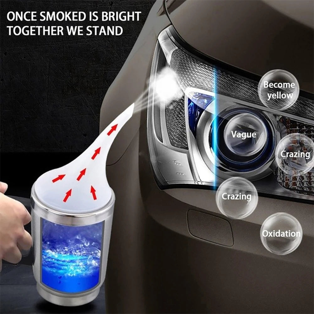Car Headlight Restoration Kit Car Accessories Headlight Repair Polish Kit Headlamp Anti-Scratch Detailing Cleaning Maintenance