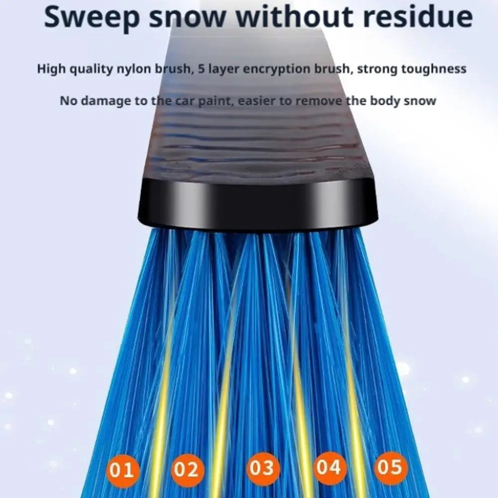 Car Snow Shovel Extendable Ice Scraper Snow Brush Detachable Windshield Snow Remove Broom Winter Auto Cleaner Tool Accessories