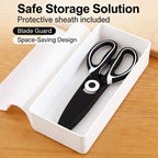 All In One Multipurpose Kitchen Scissors Heavy Duty Sharp Ergonomic Shears for Cooking Craft Office Home Daily Use