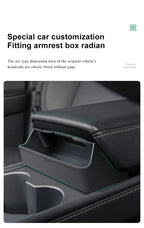 For Tesla Model 3 Model Y Accessories 2023 Central Control Armrest Box Phone Pocket Car Glasses Case Storage Tray Auto Parts