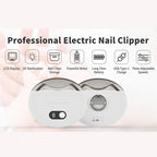 2 IN 1 Electric Nail Clipper Cutter 3 Speed Low Noice Automatic Nail Grinder Trimmer For Adult Mini Manicure Tools Nail Care