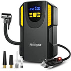 Nilight Tire Inflator Portable Air Compressor, Car Air Pump 150PSI Digital Tire Pressure Gauge Auto Shutoff Tire Pump for Car