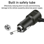 Flash sale 3.0 Dual USB Socket 120W Car Cigarette Lighter Splitter 12V 24V Fast Charger Plug Phone Power Adapter for Car DVR Dashcam