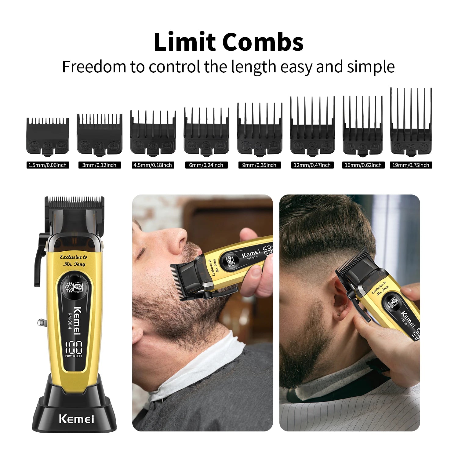 Hair Clippers for Men, Cordless Barber Clippers with LED Display 2299Hair Trimmer with Charging Base Professional Hair Clippers for Men, Cordless Barber Clipper T-Blade Beard Trimmer Foil Shaver Set, Rechargeable Electric Fad