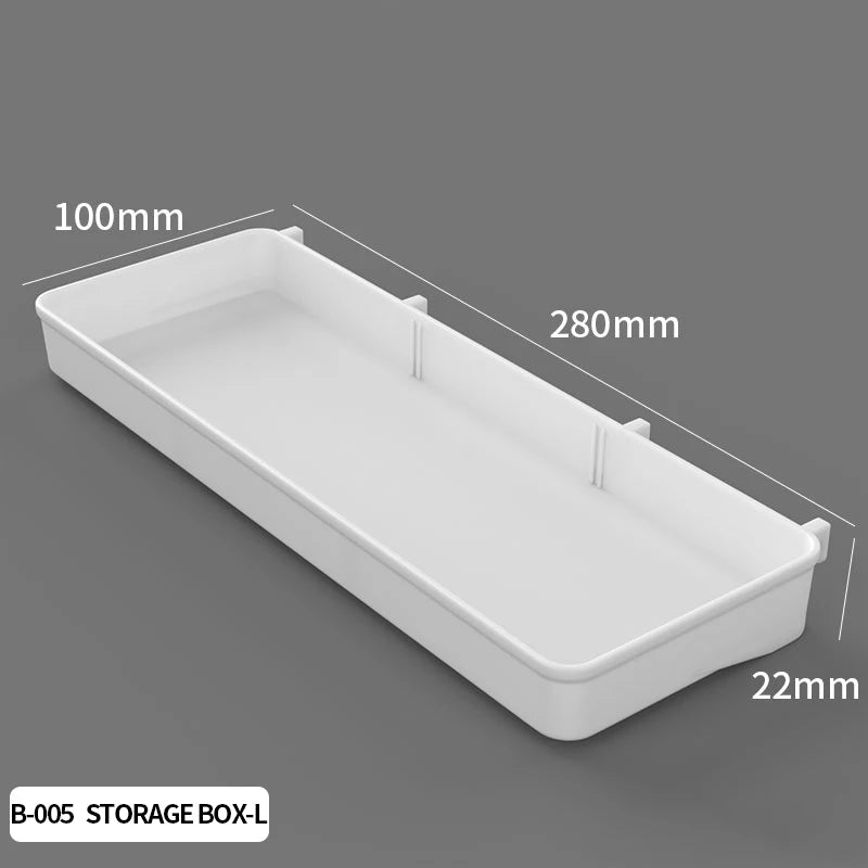 Home & Office Desktop Pegboard: Height-Adjustable Standing Storage Rack for Supplies, Also for Decorative Figurine Display