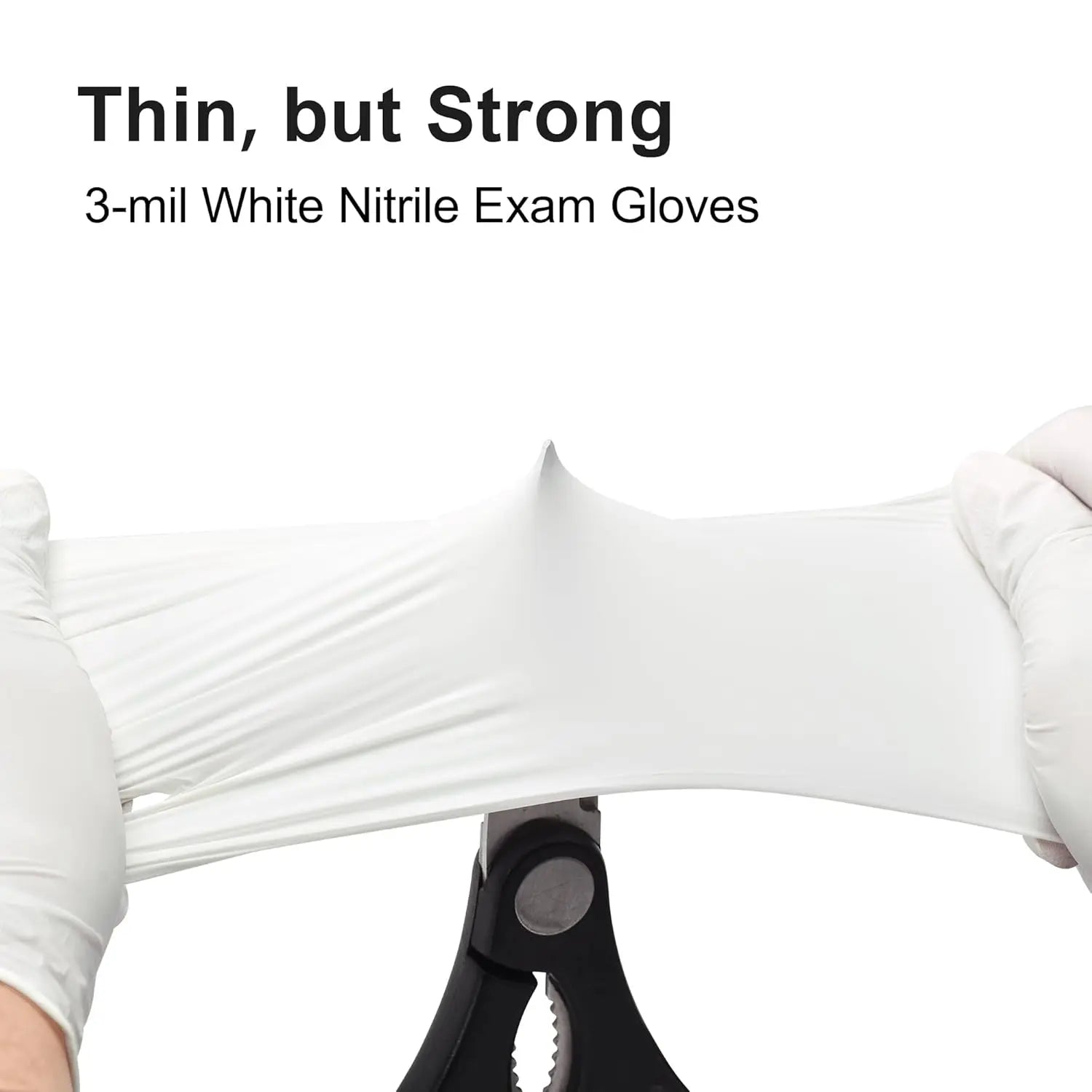 Heavy Duty White Nitrile Gloves, Anti-Slip & Cut Resistant, Perfect for Kitchen, Gardening, Car Wash, Industrial Cleaning