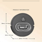New 3‑in‑1 Automatic Sweeping Robot Mute Ultra Thin USB Rechargeable Vacuum Cleaner Dust Box For Home Hard Floor Cleaning Tasks
