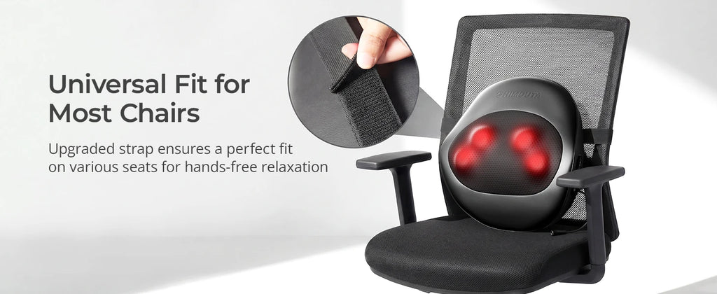 Electric Neck Massager Pillow, Neck&Shoulder Massager with Heat, Portable 3D Kneading for Shoulder, Leg&Calf Muscle Pain Relief