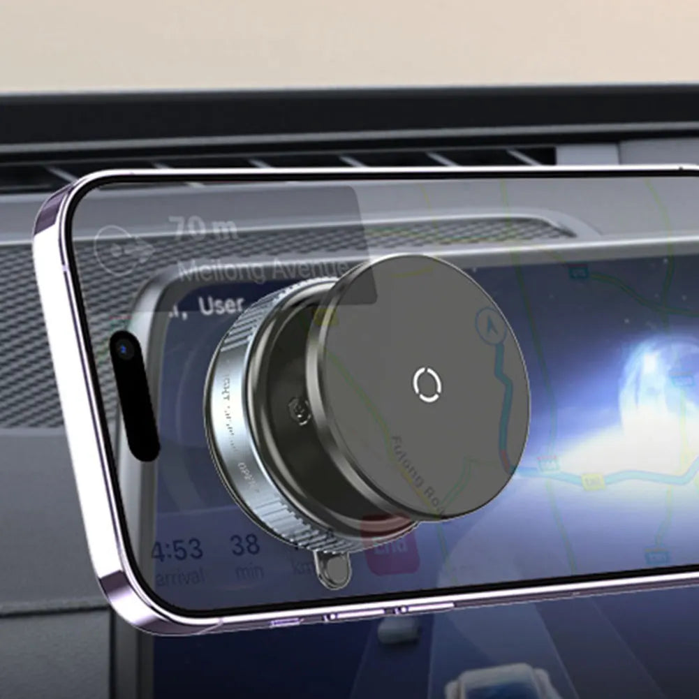 Magnetic Vacuum Adsorption Car Phone Mount 360° Rotatable Vacuum Suction Cup Car Phone Holder Universal GPS Navigation Stands