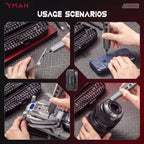 VMAN 156-in-1 Mini Electric Screwdriver Set Precision Repair Tools with Magnetic Phillips Screw Driver Bits for iPhone PC Watch Camera