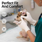 Heavy Duty White Nitrile Gloves, Anti-Slip & Cut Resistant, Perfect for Kitchen, Gardening, Car Wash, Industrial Cleaning