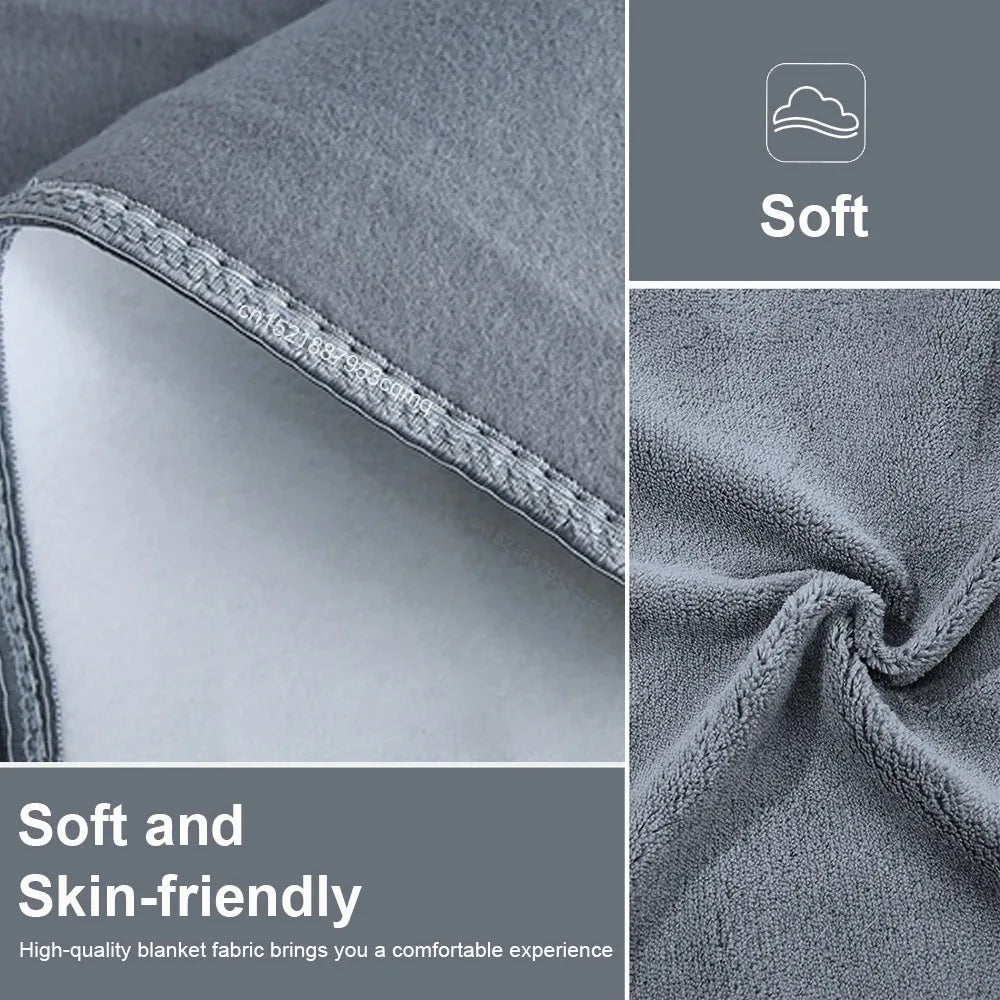 Electric Blanket 220V EU Plug Striped Printing Winter Insulation Heating Electric Blanket Constant Temperature Control