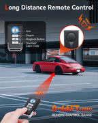 Wireless Car Vibration Burglar Alarm With Light 108dB Loud Car Door And Window Anti Theft Alarm Bike Motorcycle Security Alarm