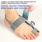 Adjustable Unisex Bunion Foot Adjuster Hallux Valgus Braces Rotatable Toe Separator Straightener Pedicure Finger Toe Adjuster