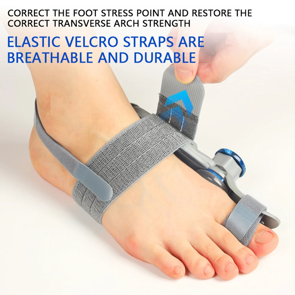 Adjustable Unisex Bunion Foot Adjuster Hallux Valgus Braces Rotatable Toe Separator Straightener Pedicure Finger Toe Adjuster