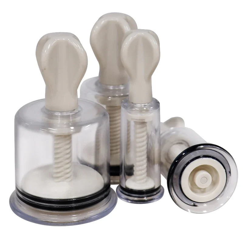 Professional Cupping Medical Chinese Vacuum Body Massager Vacuum Cupping Stimulation Nipple Sucker Inverted Suction Enlarger Cup