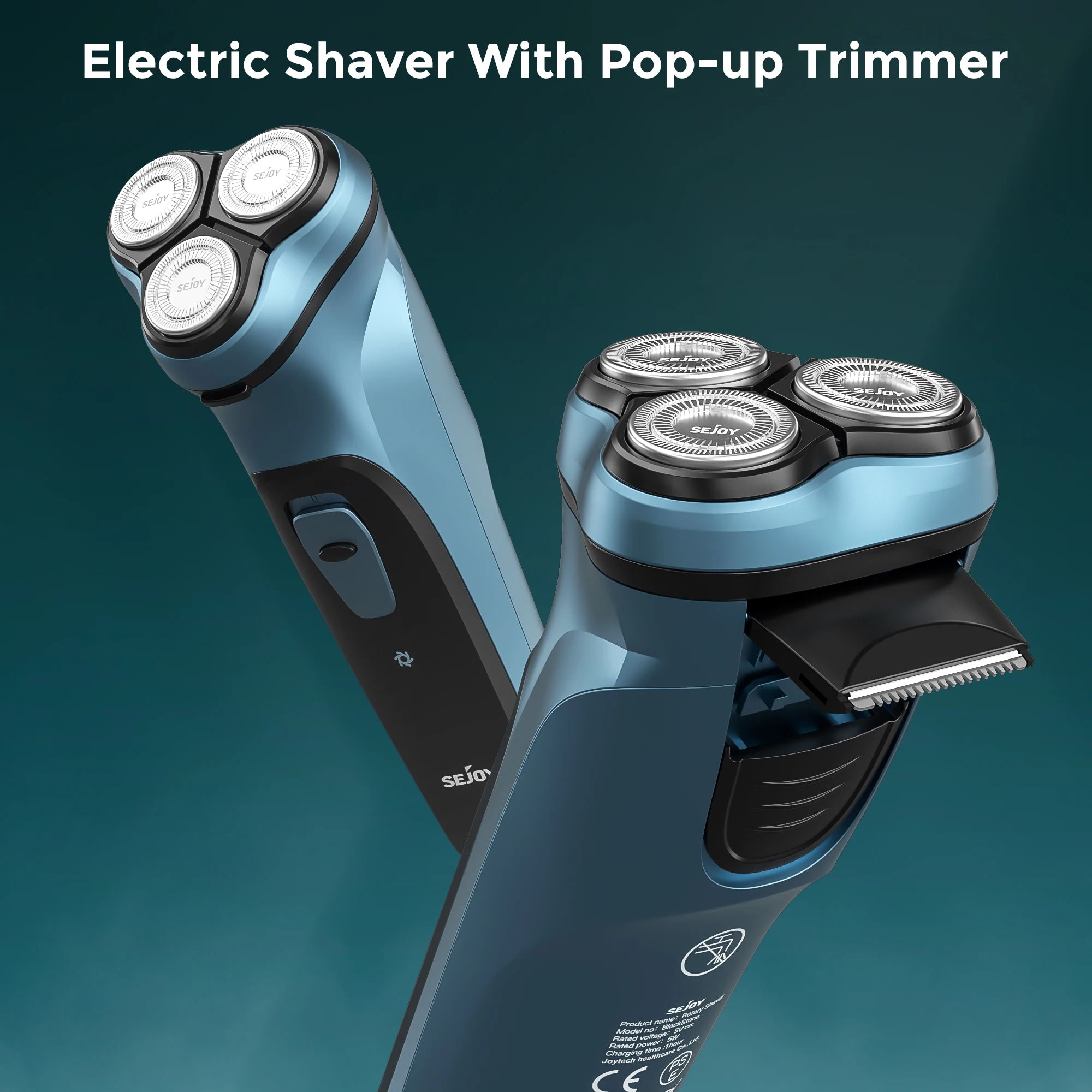 Sejoy 3D Floating Electric Shaver for Men Rechargeable Electric Razor Shaving Machines Mens with Electric Hair Trimmers