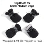 Small Dog Puppy Shoes Waterproof Anti Slip Soft Sole Boot Size 5x4.2cm for Puppies 10-13 lbs New Arrival
