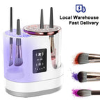 3-in-1 Electric Makeup Brush Cleaner & Dryer Fully Automatic Quick-Drying Tool No Damage to Brush Bristles Beauty Accessory