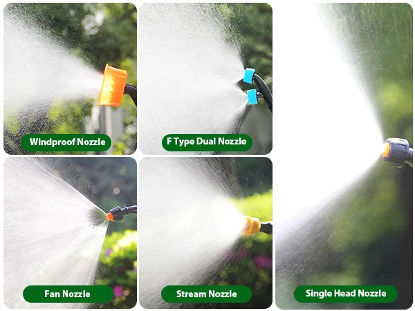 16L Garden Electric Sprayer Agricultural Irrigation Sprayer,Backpac Electric Weed Sprayer,100 PSI, Telescopic Wand, 5 Nozzles