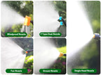 16L Garden Electric Sprayer Agricultural Irrigation Sprayer,Backpac Electric Weed Sprayer,100 PSI, Telescopic Wand, 5 Nozzles