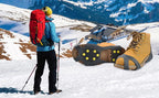 Outdoor Snow Claw Shoe Covers for Men and Women 10 Teeth Rock Climbing Crampons Non-Slip Climbing Cleats Hiking Accessories