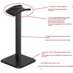 Universal Headset Stand Detachable Headphone Holder Gaming Headset Desk Organizer Bracket Plastic Gaming Earphones Display Rack