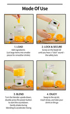 Holidays and Birthdays Blender for Shakes & Smoothies! ZHENMI BPA-Free Cordless Blender, 33oz, Ice Crushing, USB Rechargeable,