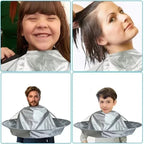Barber Adult Children Haircut Cloak Foldable Dye Aprons Hair Cutting Hairdressing Cape Breathable Household Haircut Tool Ca