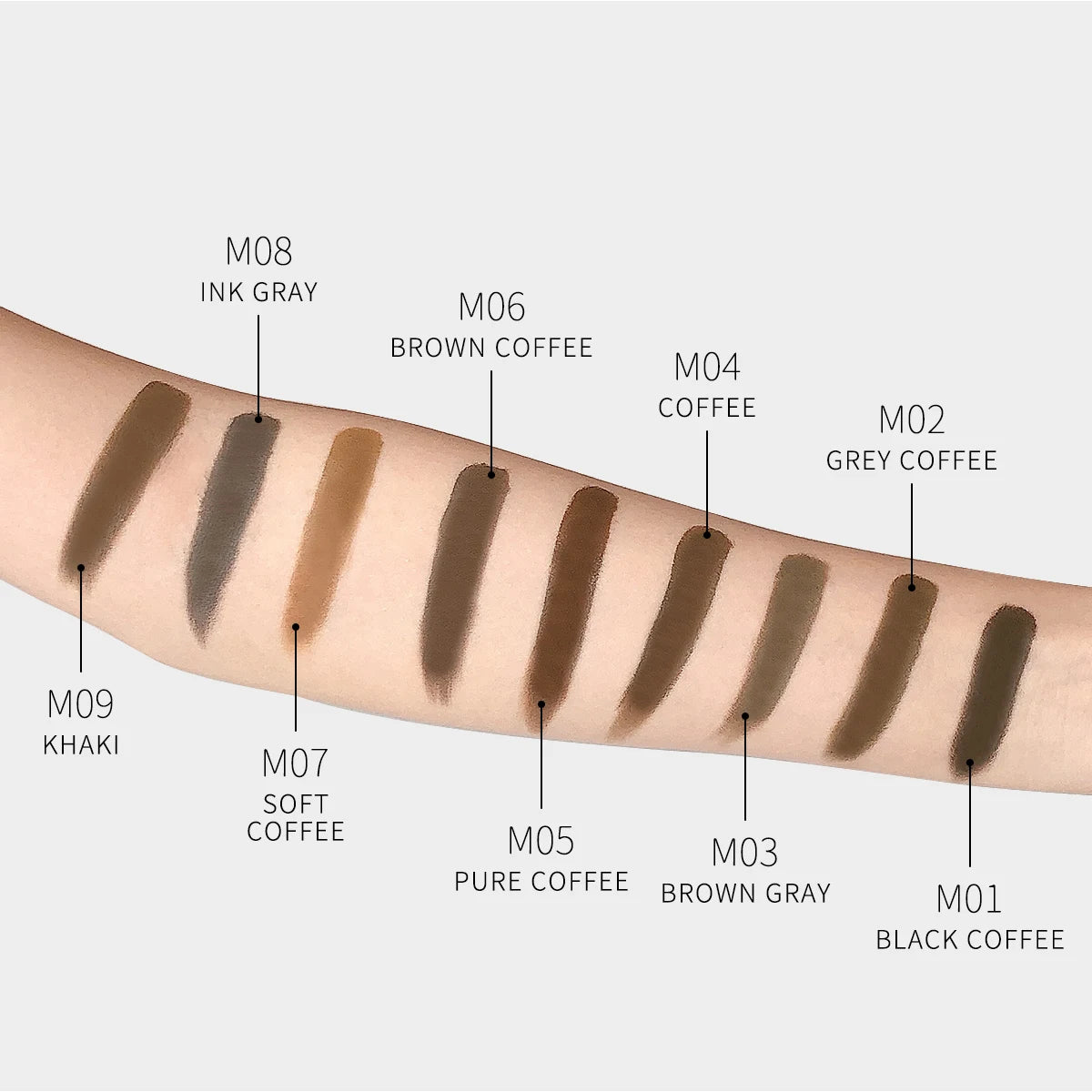Dark Eyebrow Tattoo Ink for Semi Permanent Makeup Professional Vegan Microblading Pigment Inks Beauty Health PMU Tattoo Supplies