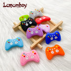 10pcs New Game Handle Silicone Beads Teether Food-Grade Chewing Teeth Bead DIY Nipple Chain Jewelry Accessories