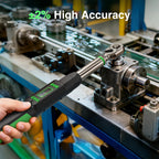 TaskStar 3/8-inch Digital Torque Wrench with 1/4"&1/2" Adapter, Bidirectional Ratchet Head, ±2% Accuracy Electronic Torque Wrench(0-162ft-lbs/0-220N.m), Handheld Wrench Kit For Bicycle/Car/Motorcycle Care, 5 Units of Measure