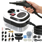 Portable Steam Cleaner 2500W 1200ML Handheld Air Conditioner Kitchen Hood High-Temperature 105°C Adjustable 6 Levels 20 Accessories Car Cleaning Machine Home Appliances