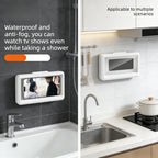 Fixed Universal Waterproof and Anti-fog Mobile Phone Case For Bathhouses Draining Phone Holder Waterproof Touched Shower Phone
