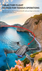 The Upgraded 2026 E99PRO MAX Drone Features Dual 8K Cameras, In-Screen Remote Control, Two Batteries, One-Key Return-to-Home, A Foldable Design, USB Charging, Wi-Fi Connectivity, and Flight Gaming Capabilities. This Drone Is