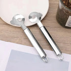 2 Pieces Multi-Function Nopal Cactus Peeler Cutter Stainless Steel Pelador De Nopales with Groove Edge Ergonomic Cactus Peeling Spoon Safe Easy Thorn Remover Kitchen Cooking Tools Accessories
