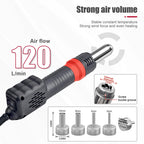 JCD 750W Micro Heat Gun Rework Soldering Air Station LCD Digital Hair Dryer 220V 110V For BGA SMD Hot Air Soldering Tools 8208