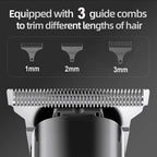 Cordless Hair Clipper with LED Display, Rechargeable Electric Trimmer for Men, USB Charging Beard Trimmer,Professional Barber & Home Use