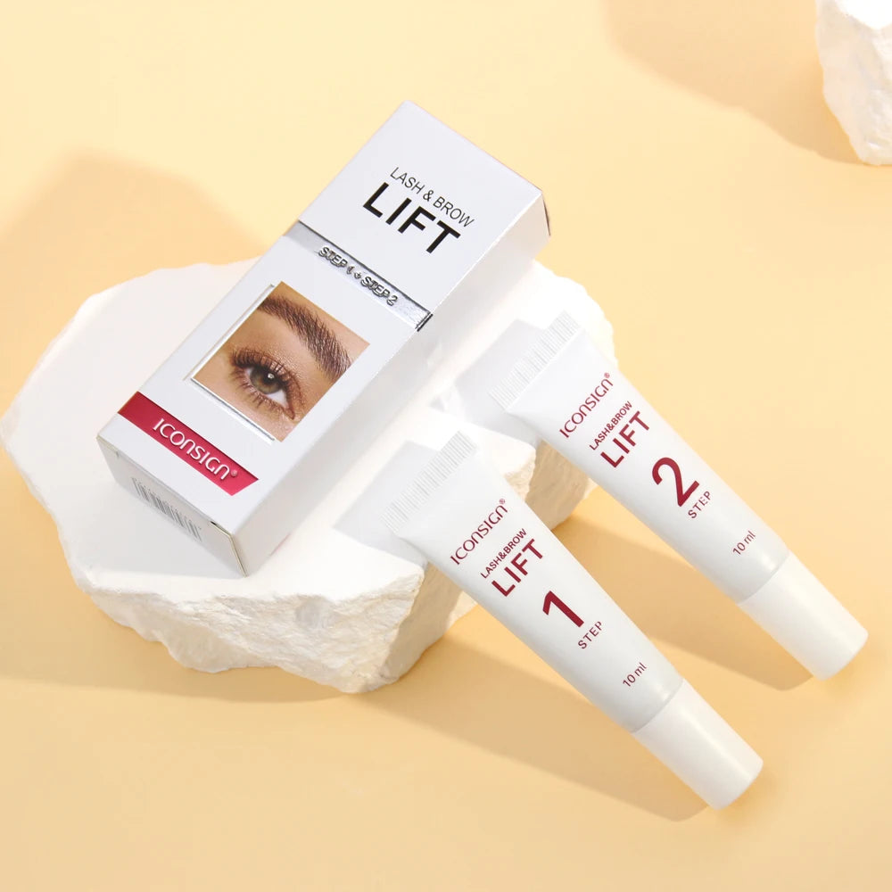 ICONSIGN Fix Lash & Brow Perming Tube Set Lash Lift Brow Lamination Perm Fixation Setting Lotion Eyelashes Health Makeup Tools