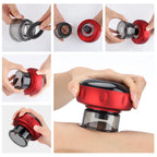 Intelligent Vacuum Cupping Massager 12 Gear Heating Body Gua Sha Back Neck Arm Cupping Massager LCD Display USB Charging