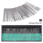 6 In 1 Electric Nail Drill Set Portable Nail Grooming Tool Includes Drill Bits Power Cord Suitable for Nail Filing and Buffing