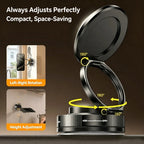 Magnetic Suction Cup Phone Mount for Magsafe 360° Adjustable Magnetic Car Phone Holder Pocket Size Foldable Car Mount